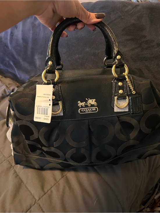 Coach Handbags - Coach Black Madison Sabrina Satchel